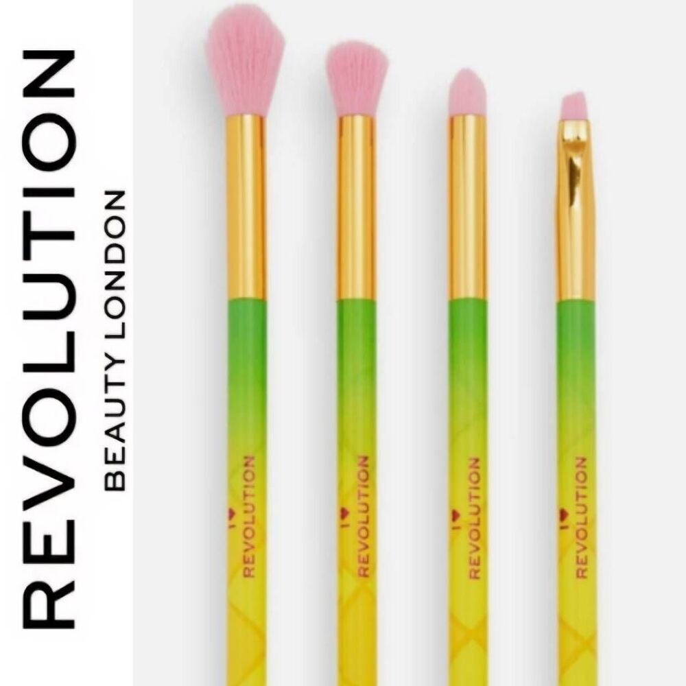 Revolution Beauty Tasty Pineapple Brush Set